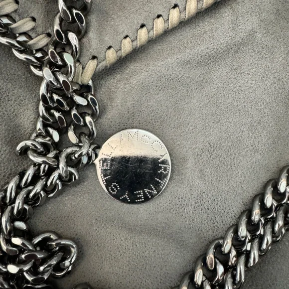 STELLA MCCARTNEY Falabella Small Tote Bag - Gray (2 chains) - Picture 5 of 8